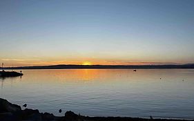 Sunset And Lake